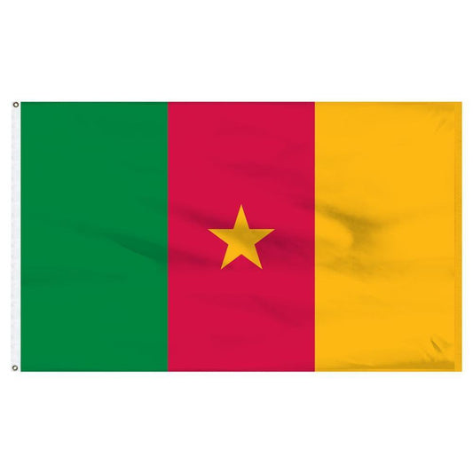 Large Cameroon Flag Heavy Duty Outdoor Cameroonian 90 X 150 CM - 3ft x 5ft - Homeware Discounts