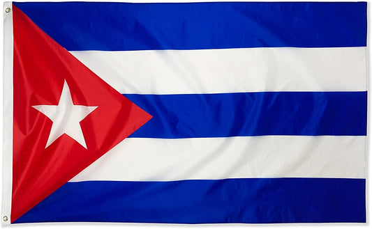 Large Cuba Cuban Flag Heavy Duty Outdoor 90 X 150 CM - 3ft x 5ft - Homeware Discounts