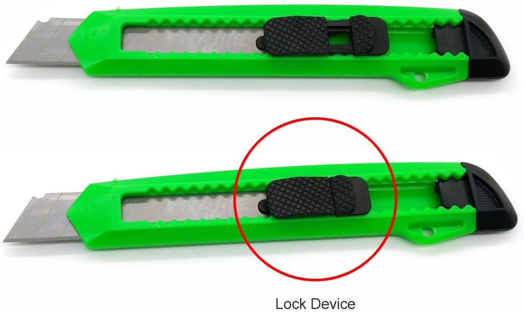 5 Set Heavy Duty Box cutter Utility knife Construction knife Exacto knife