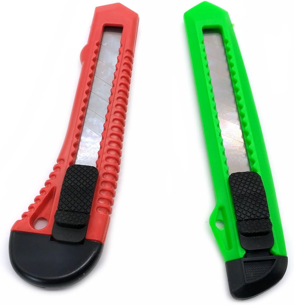 5 Set Heavy Duty Box cutter Utility knife Construction knife Exacto knife