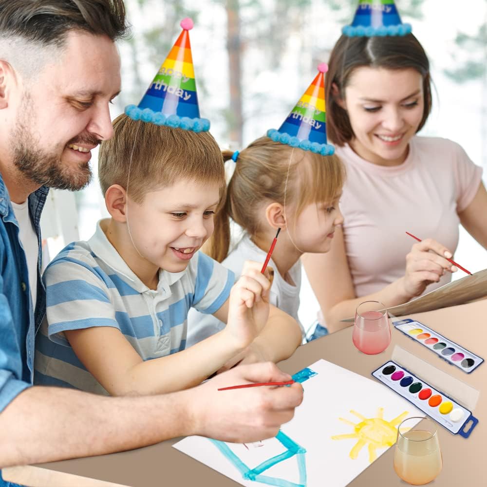 Watercolor Paint Set for Kids Set of 12 8-Colors Painting Kit with Brush