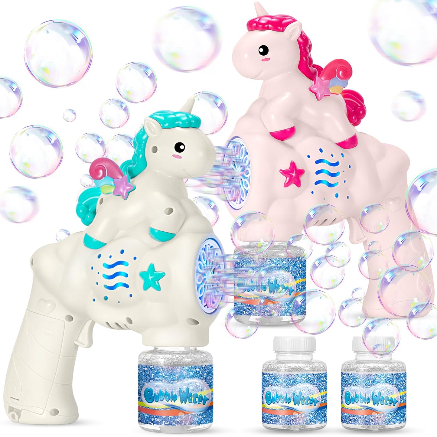 24cm Bubble Gun Bubble Maker Blower Blaster Bubble Machine Unicorn Bubble Machine