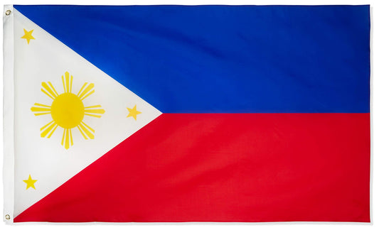 Large Philippines Filipino Flag Heavy Duty Outdoor 90 X 150 CM - 3ft x 5ft
