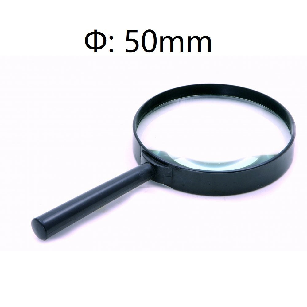 50mm Handheld Magnifying Glass Magnifier Magnifying Glass Loupe Jewelry Reading Tools