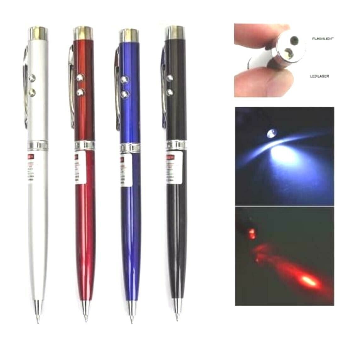 3 in 1 Red Laser Pointer Pen Keychain Cat Toy Mini Red Laser Pointer Cat Dog Interactive Training Tools White