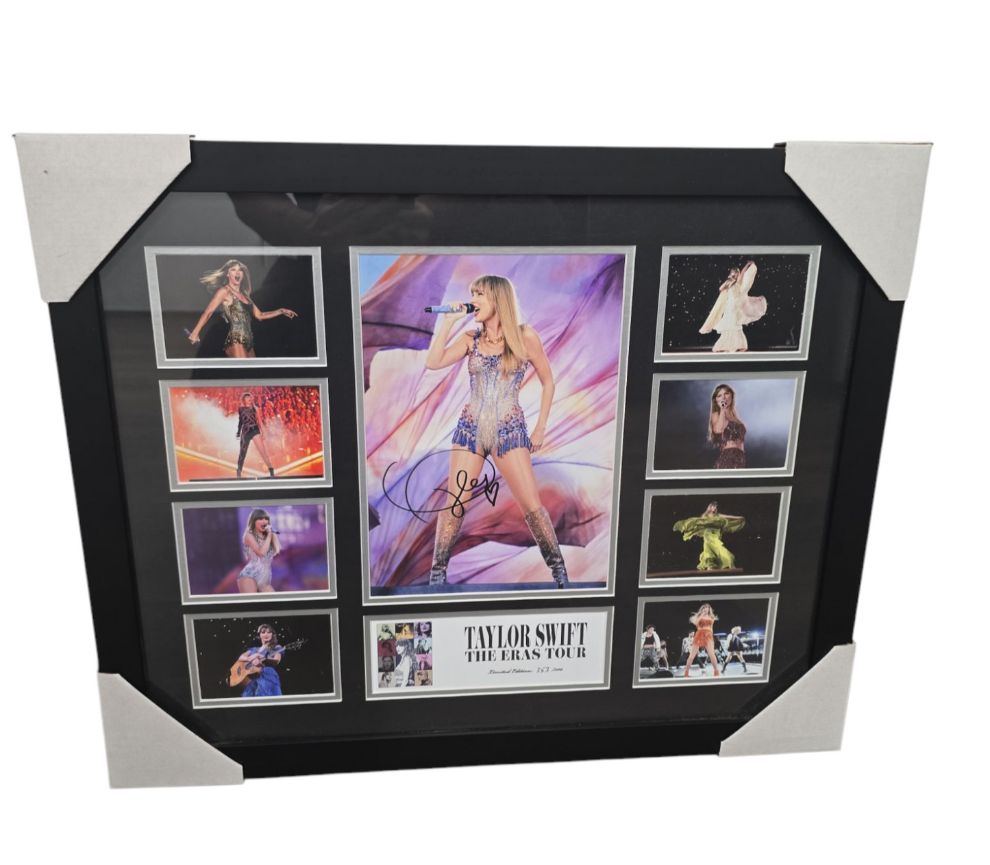 Taylor Swift The Eras Tour 2024 Australia Signed Limited Edition Photo Memorabilia Wooden Frame