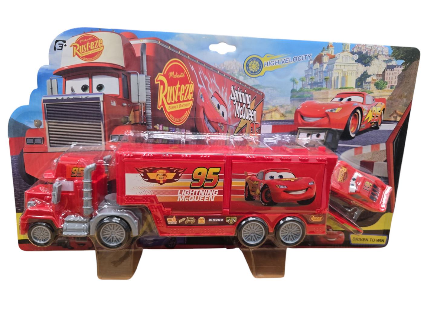 35cm CARS Lighting Mcqueen Trailer Mack Toy Truck Transport Car