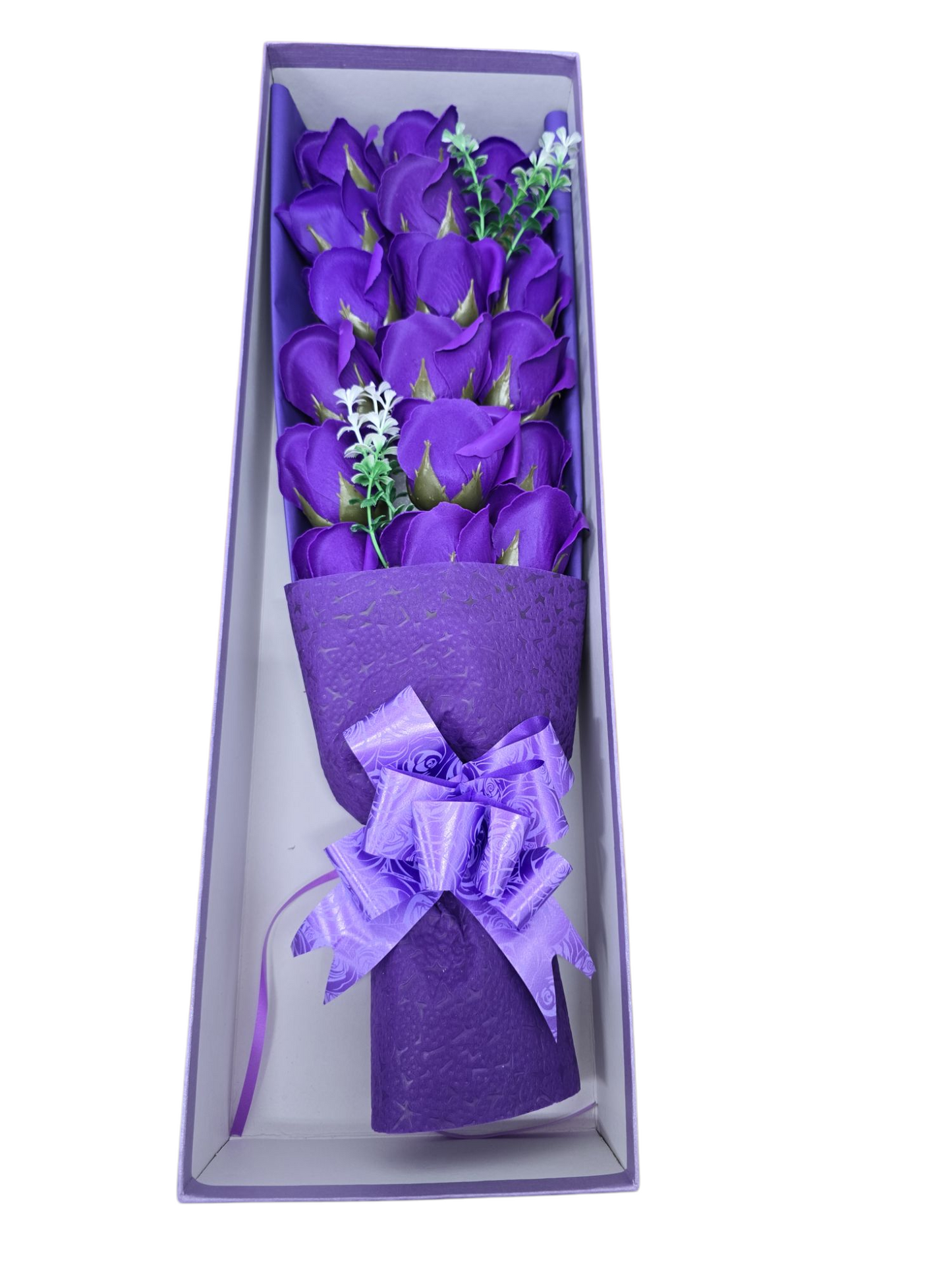 Bouquet Soap Flower Box Artificial Flowers Fake Bouquet Buch Home Moms Wedding Decor