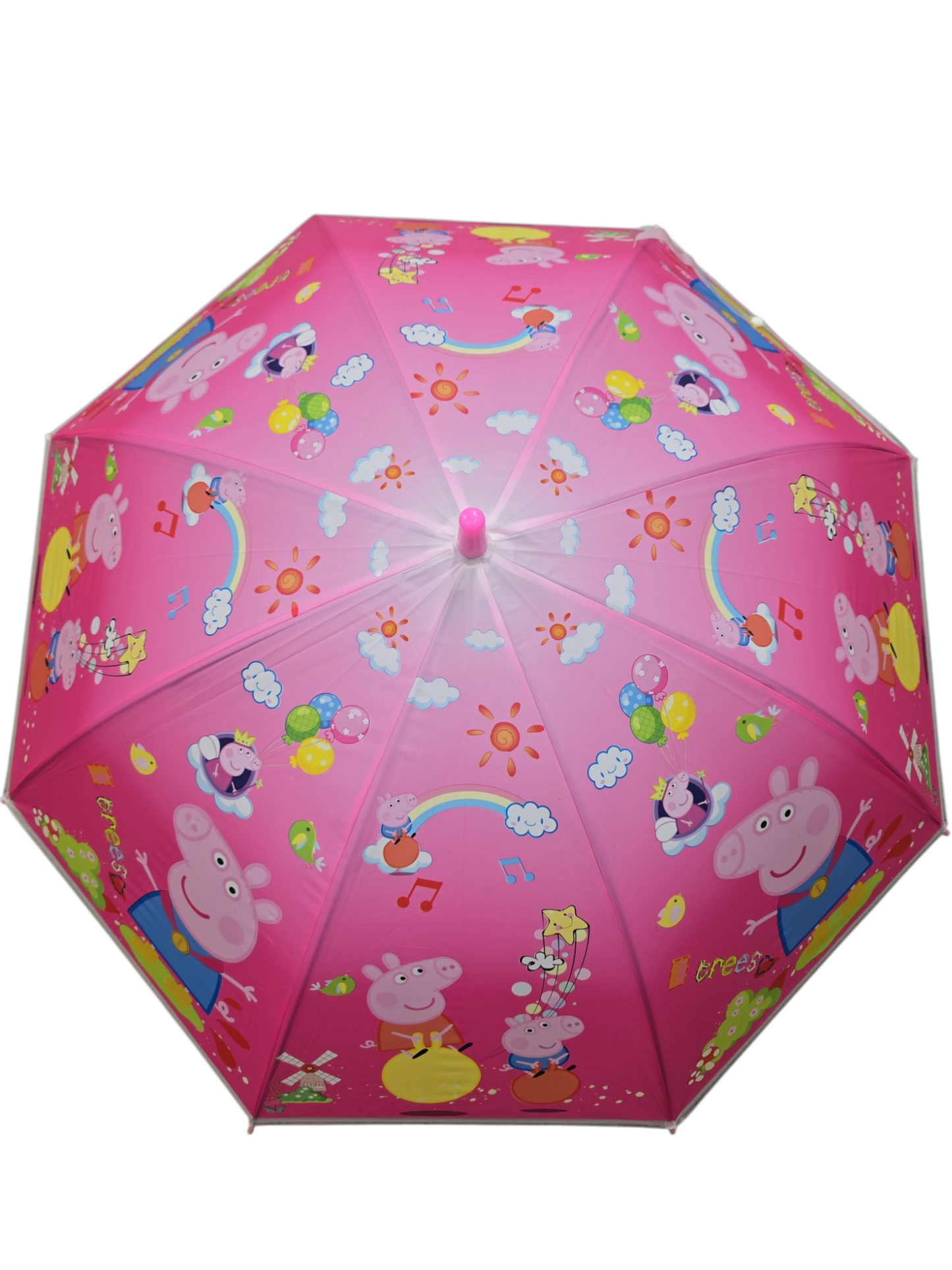 Kids Children Peppa Pig Umbrella Characters Rainwear 80cm Winter
