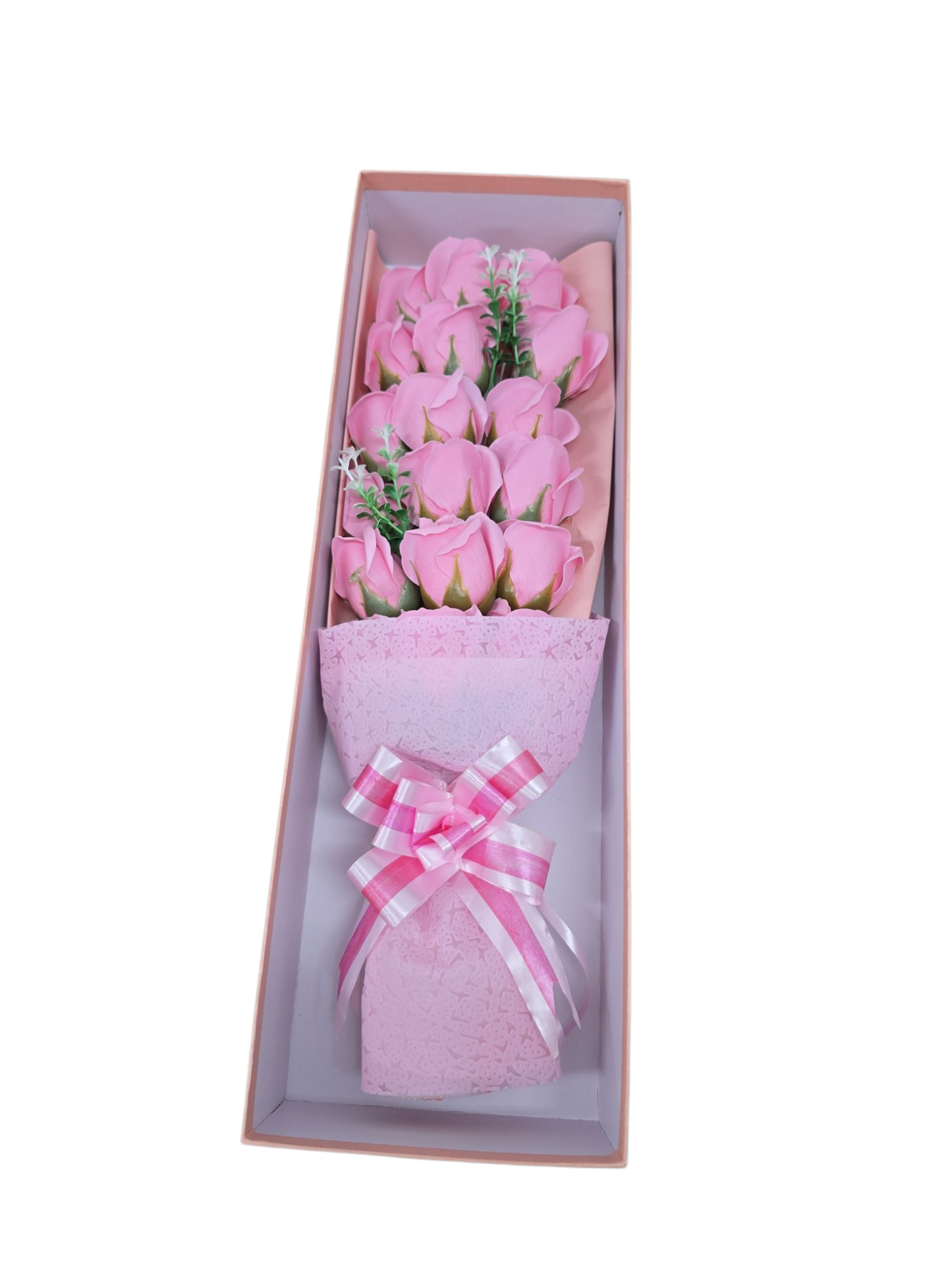 Bouquet Soap Flower Box Artificial Flowers Fake Bouquet Buch Home Moms Wedding Decor