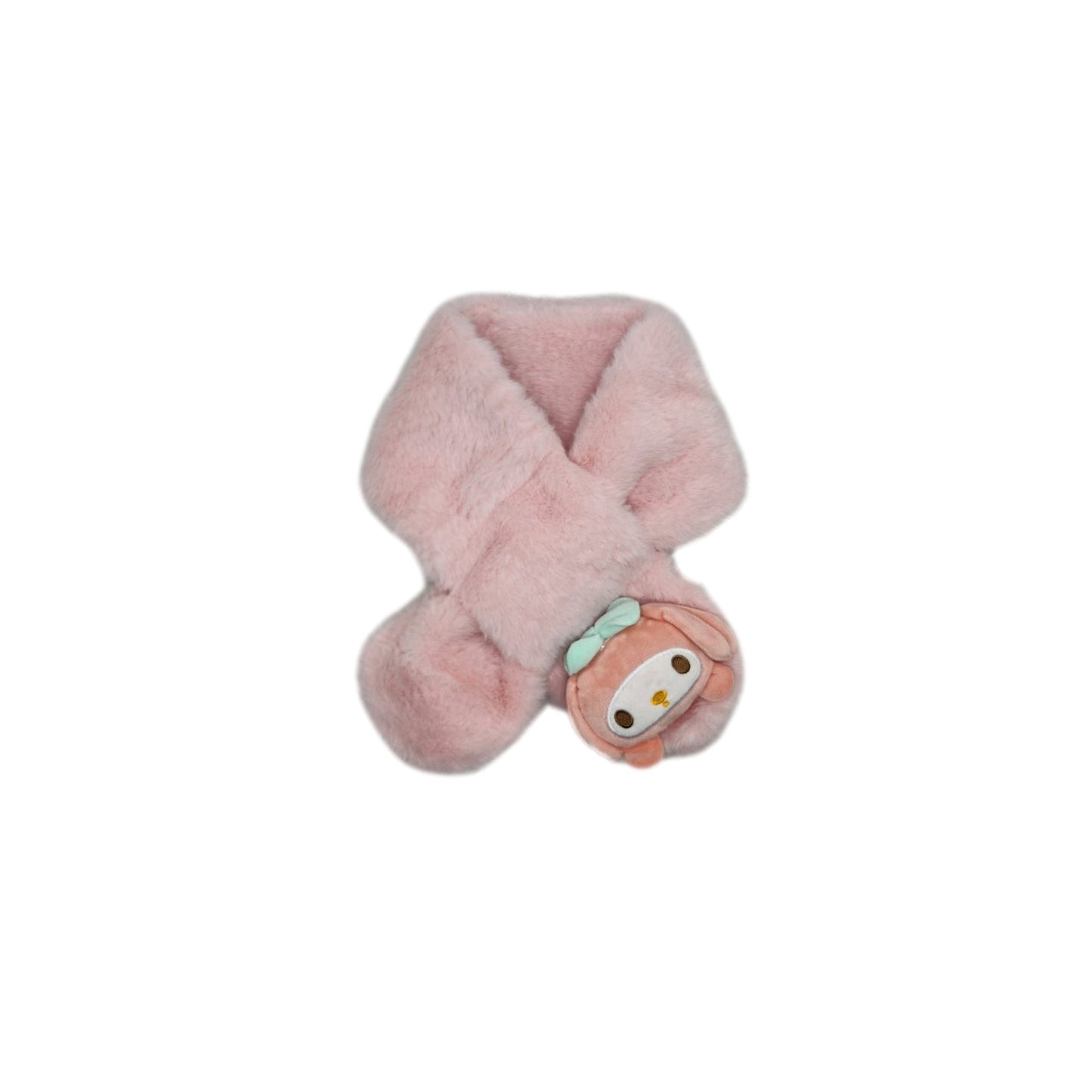 Hello Kitty Kids Scarfs - Kuromi Cinnamoroll My Melody Fluffy Furry Soft Plush Winter