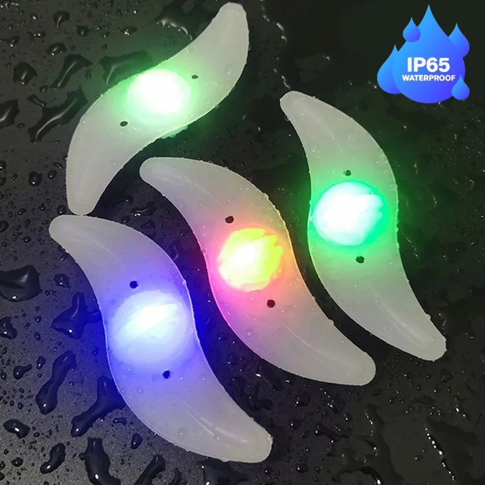2 Bicycle Cycling Bike Wheel Spoke Wire Tyre Bright LED Flash Light Lamp