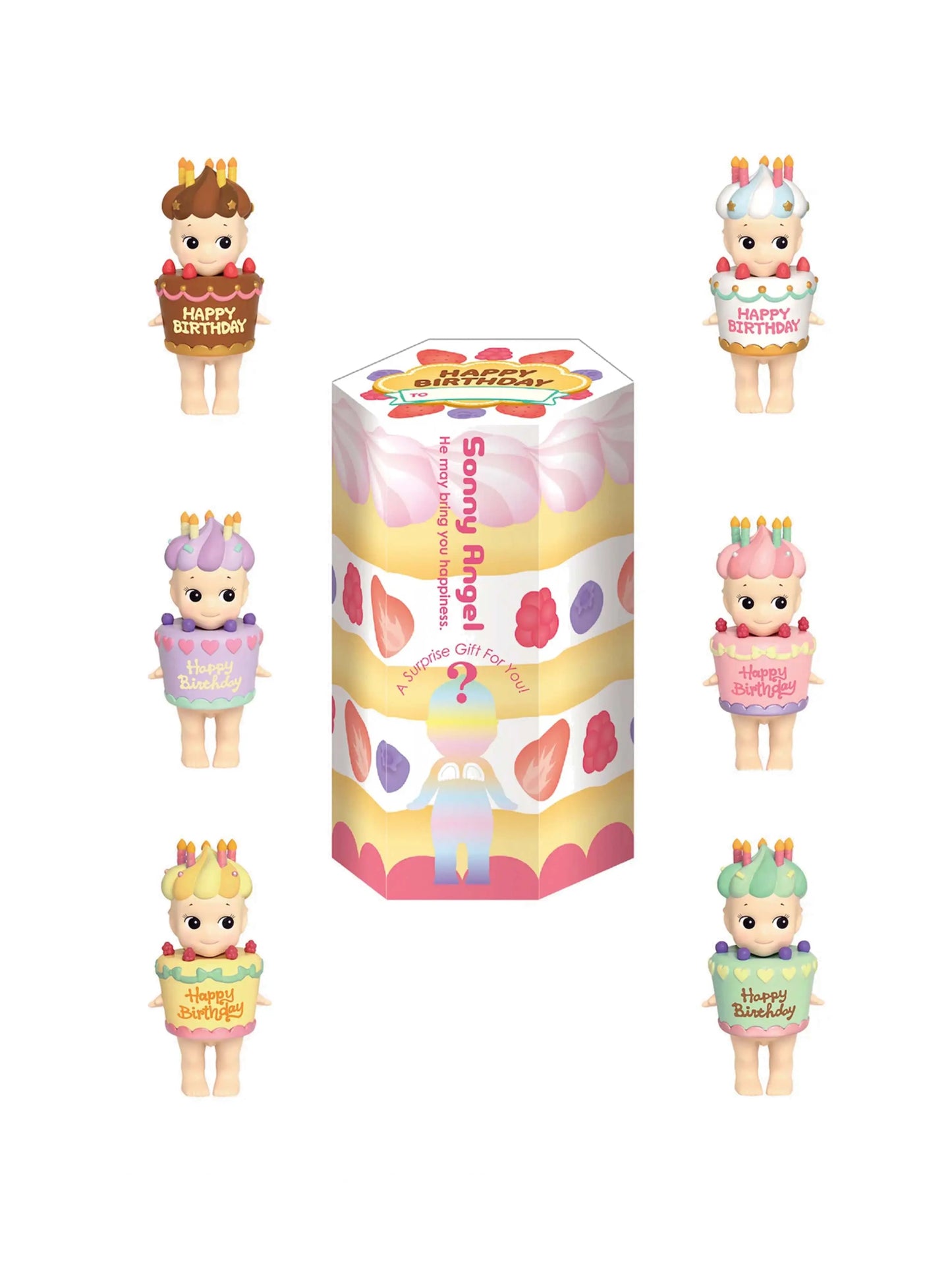Sonny Angel Figure Happy Birthday Gift Theme - Homeware Discounts