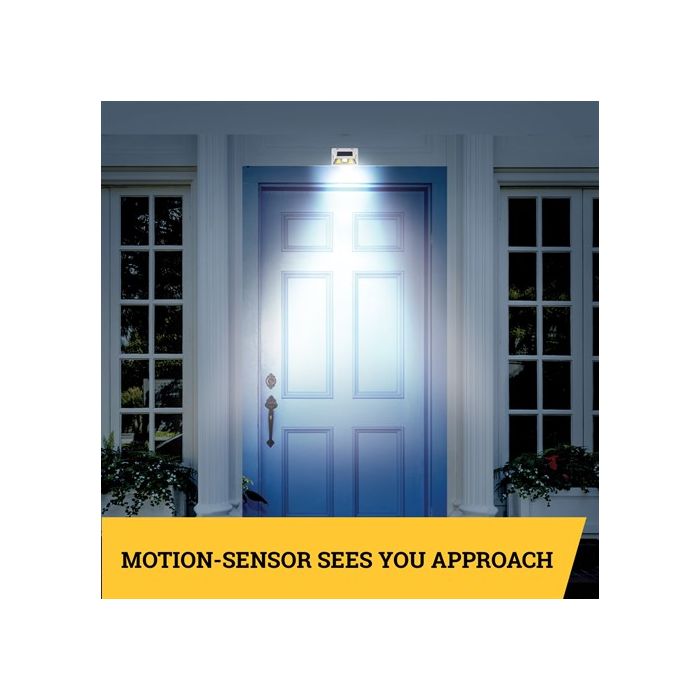 Solar Motion Sensor LED Light Motion Activated Security Sensor Outdoor