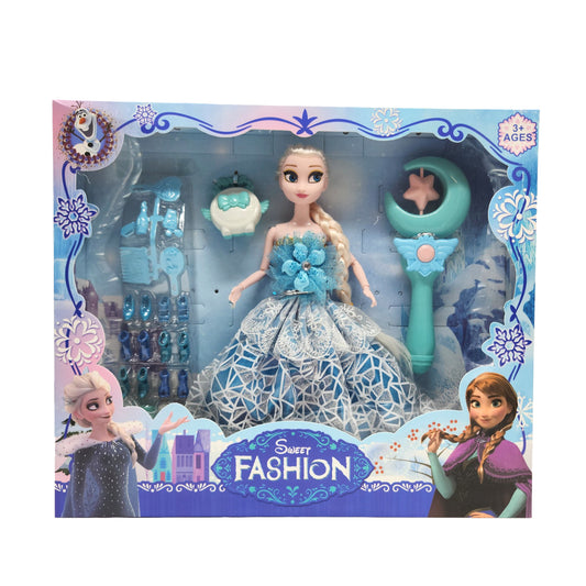 25CM Frozen Doll Elsa Accessories Figurine Girls Toy Kids Toy - Homeware Discounts