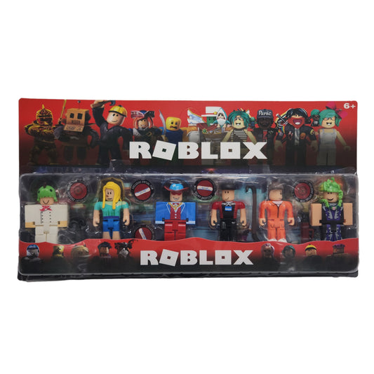 Roblox 8cm 6pcs Action Figure Pack Collection Playset toy - Homeware Discounts