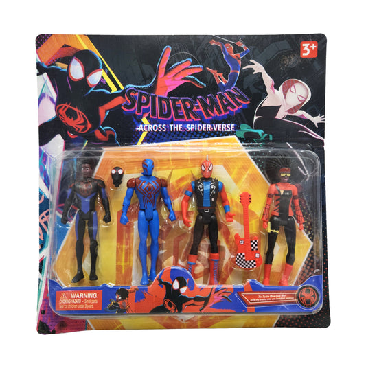 12cm Spiderman Spiderverse Action Figure Figurine Set Miles Morales Playset AU - Homeware Discounts