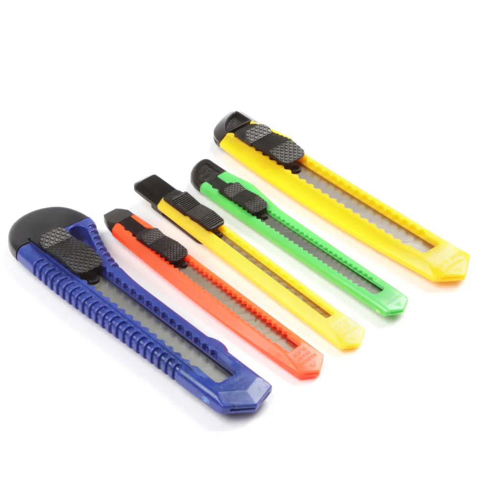 5 Set Heavy Duty Box cutter Utility knife Construction knife Exacto knife