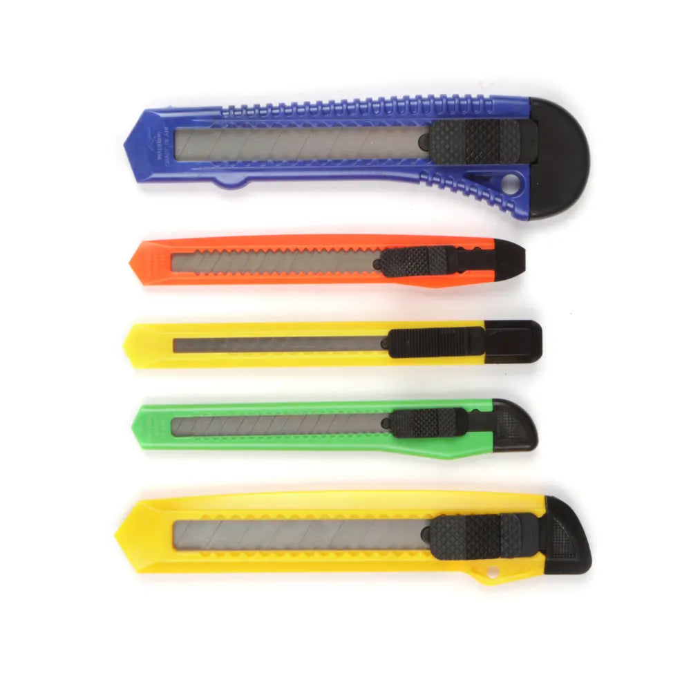5 Set Heavy Duty Box cutter Utility knife Construction knife Exacto knife