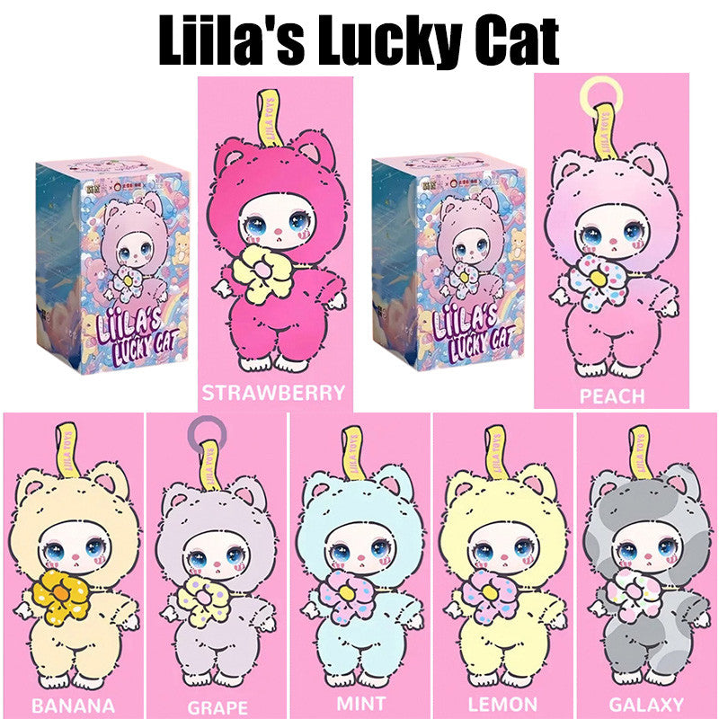 Liila Lucky Cat V1 Vinyl Plush Pendant Blind Box