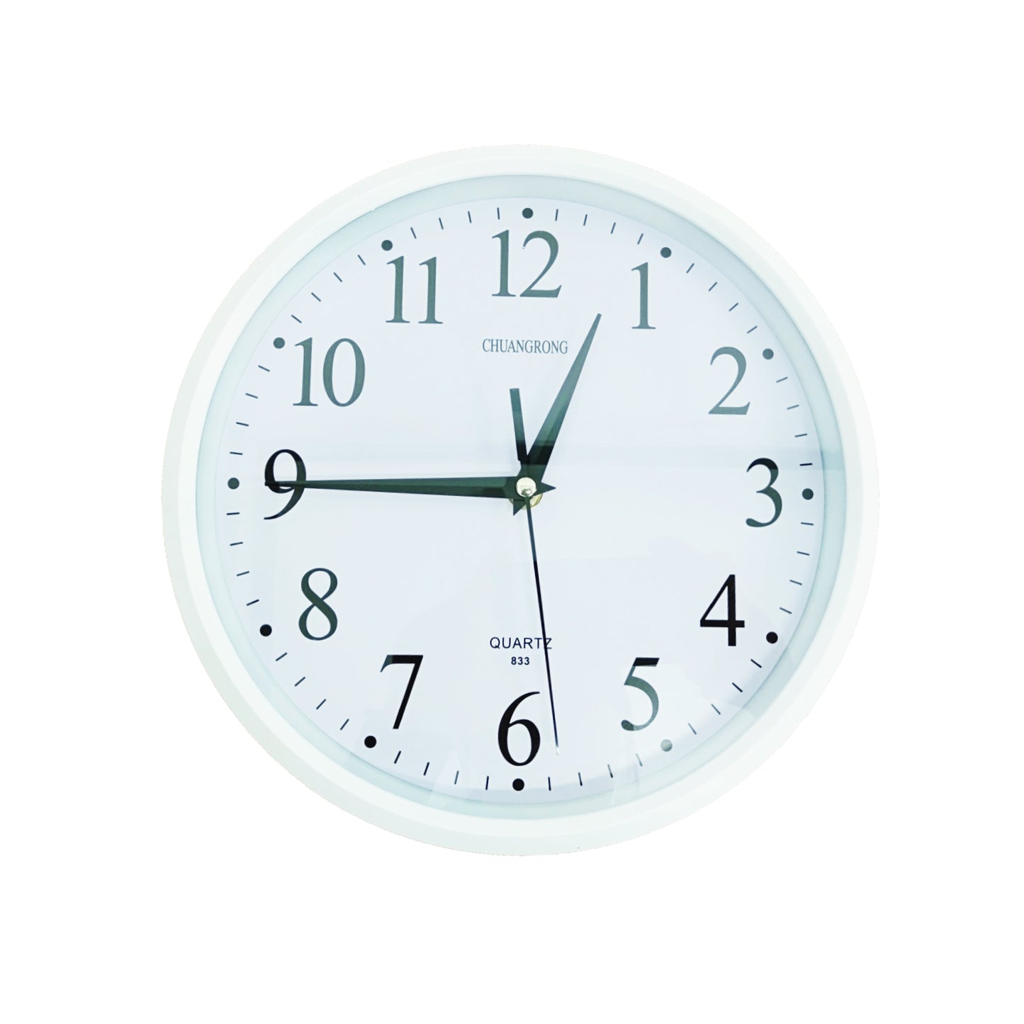 Concise Silent Non-Ticking Wall Clock Quartz- 24cm - Homeware Discounts