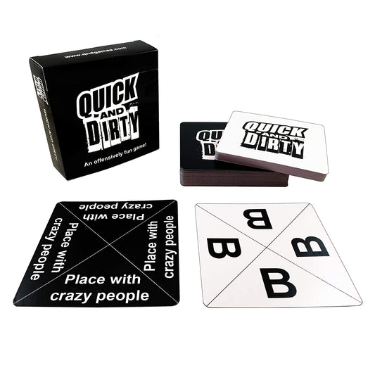 Quick And Dirty - An Offensively Fun Party Game - Homeware Discounts