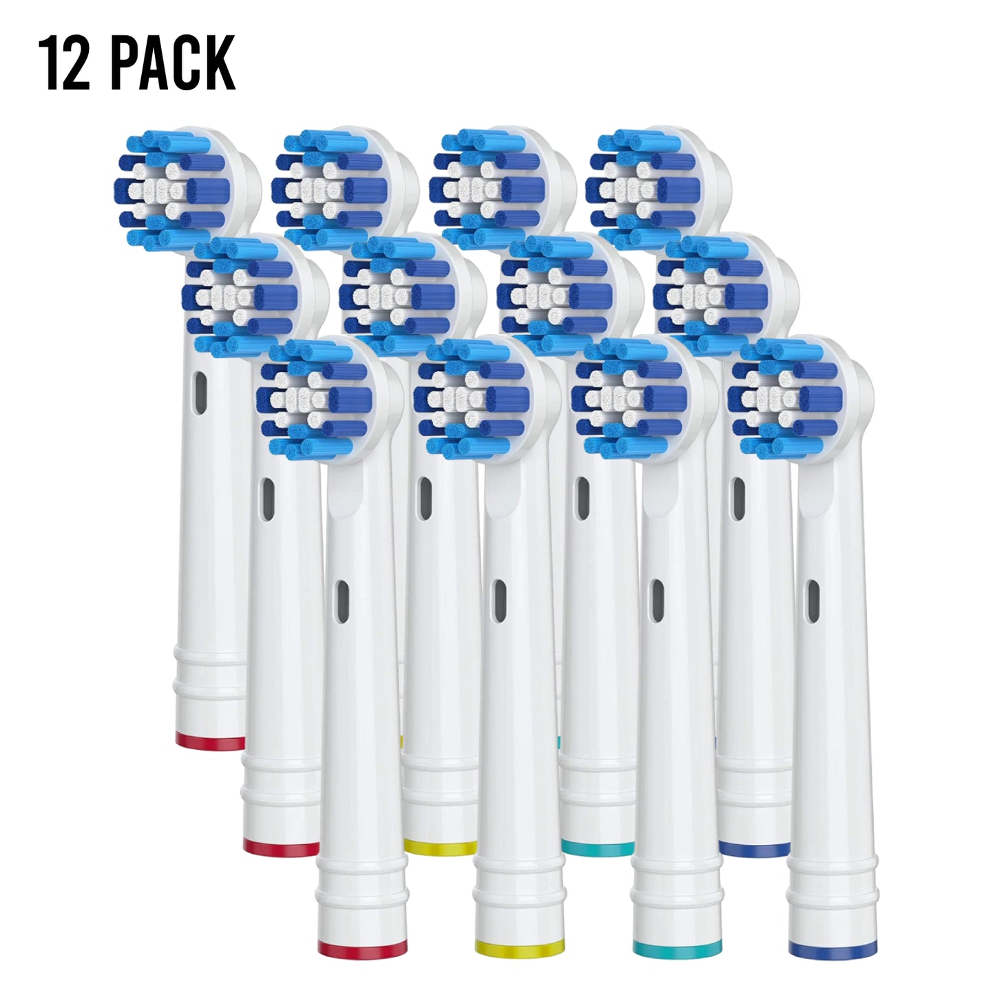 4/8/12/16/20/24 Replacement Toothbrush Heads 4 Pack for Oral B Electric Toothbrushes Precision Clean Oralb Braun Pro 1000 Sonic Clean Soft Sensitive Precision