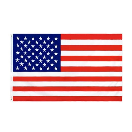 Large American USA Flag Pride Heavy Duty Outdoor 90cm x 150cm United States - Homeware Discounts