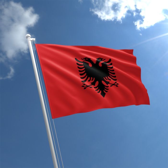 Large Albania Flag Albanian Heavy Duty Outdoor 90 X 150 CM - 3ft x 5ft - Homeware Discounts