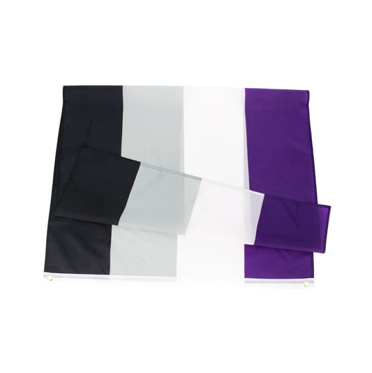 Large Asexual Flag Heavy Duty Outdoor 90 X 150 CM - 3ft x 5ft - Homeware Discounts