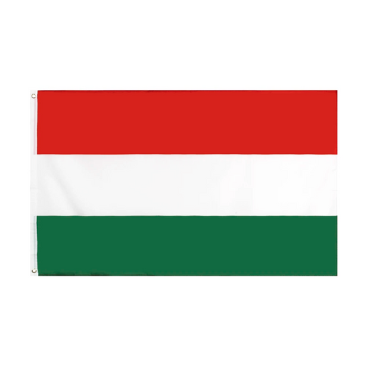 Large Hungary Flag Magyarorszag Hungarian Heavy Duty Outdoor 90 X 150 CM - 3ft x 5ft - Homeware Discounts