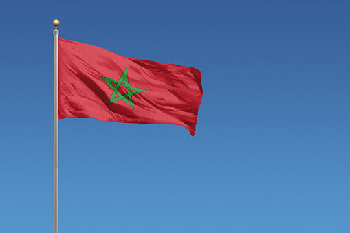 Large Morocco Flag Heavy Duty Outdoor Moroccan 90 X 150 CM - 3ft x 5ft - Homeware Discounts