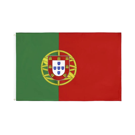 Large Portugal Flag Heavy Duty Outdoor Bandeira De Portugal 90 X 150 CM - 3ft x 5ft - Homeware Discounts