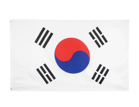 Large South Korea Flag Heavy Duty Outdoor 90 X 150 CM - 3ft x 5ft - Homeware Discounts