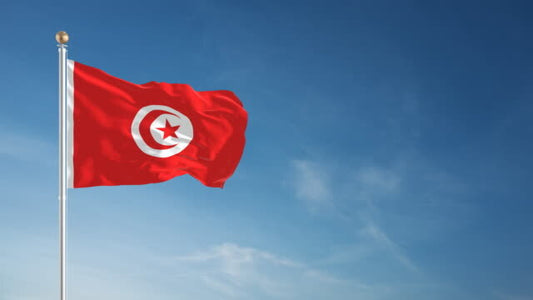 Large Tunisia Flag Heavy Duty Outdoor Tunisian 90 X 150 CM - 3ft x 5ft - Homeware Discounts