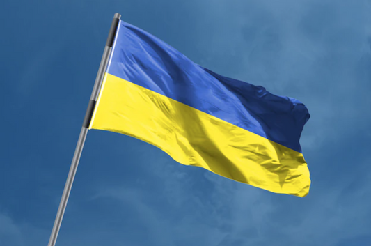 Large Ukraine Ukrainian Flag Heavy Duty Outdoor 90 X 150 CM - 3ft x 5ft - Homeware Discounts