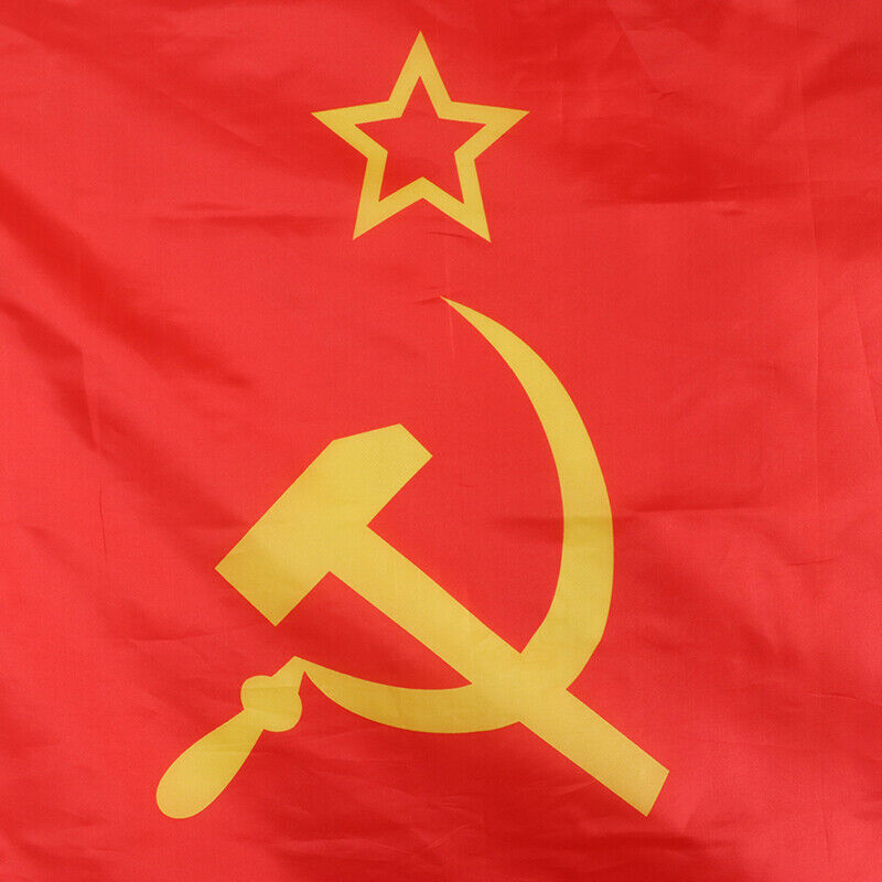 Large Soviet Union USSR Flag Hammer & Sickle Russian Flag 90 X 150 CM ...