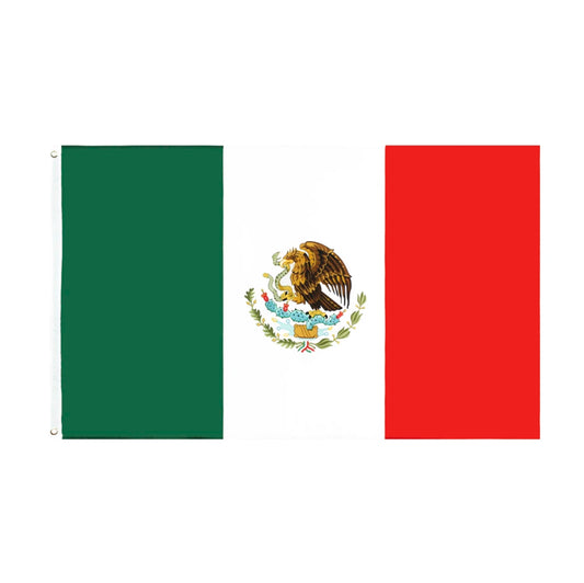 Large Mexico Mexican Flag Heavy Duty Outdoor MX 90 x 150cm - 3 x 5ft - Homeware Discounts