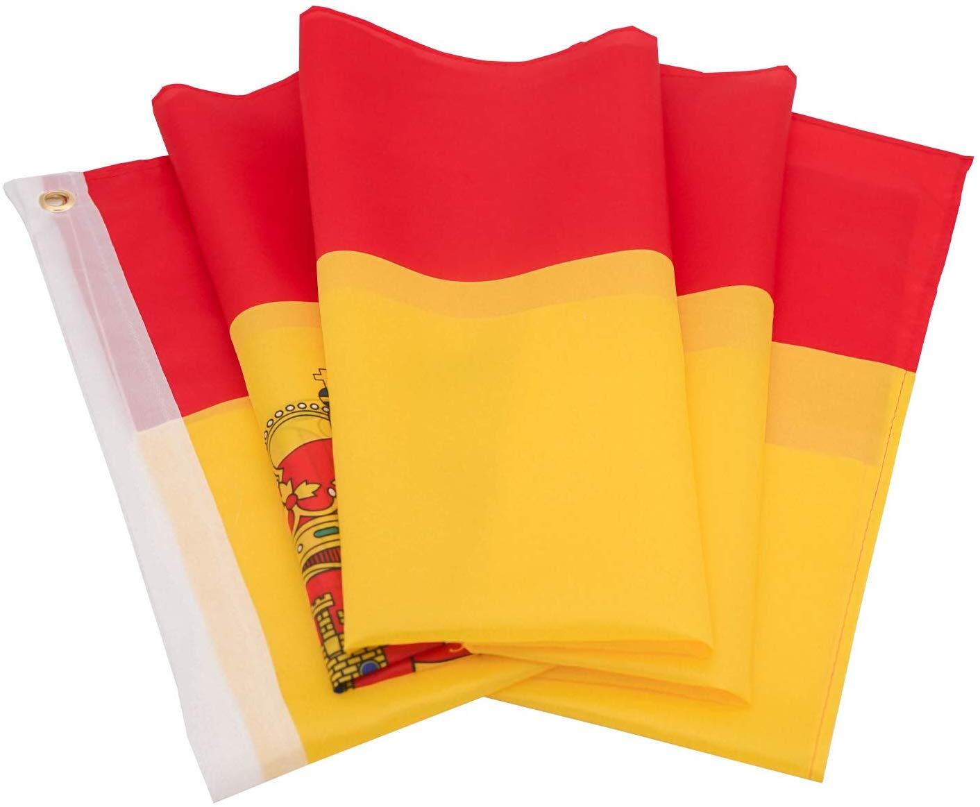 Large Spain Spanish Flag Heavy Duty Outdoor ES 90x150cm - 3x5ft - Homeware Discounts