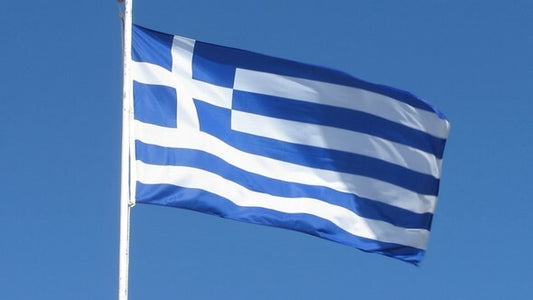 Large Greece Greek Flag Heavy Duty Outdoor 90 X 150 CM - 3ft x 5ft - Homeware Discounts