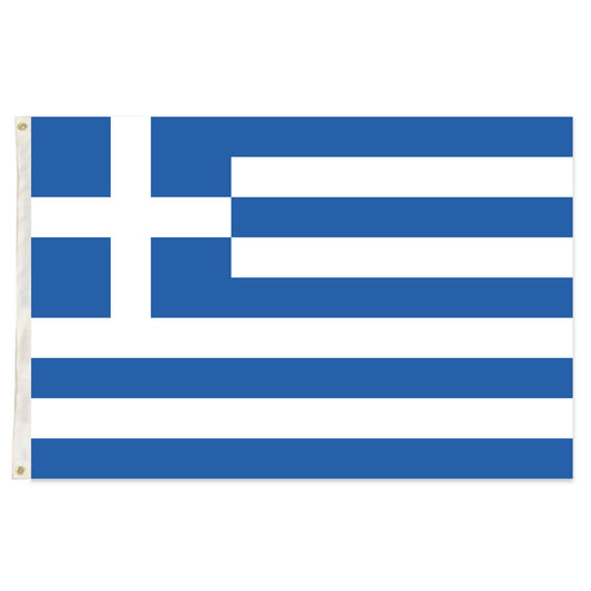 Large Greece Greek Flag Heavy Duty Outdoor 90 X 150 CM - 3ft x 5ft - Homeware Discounts