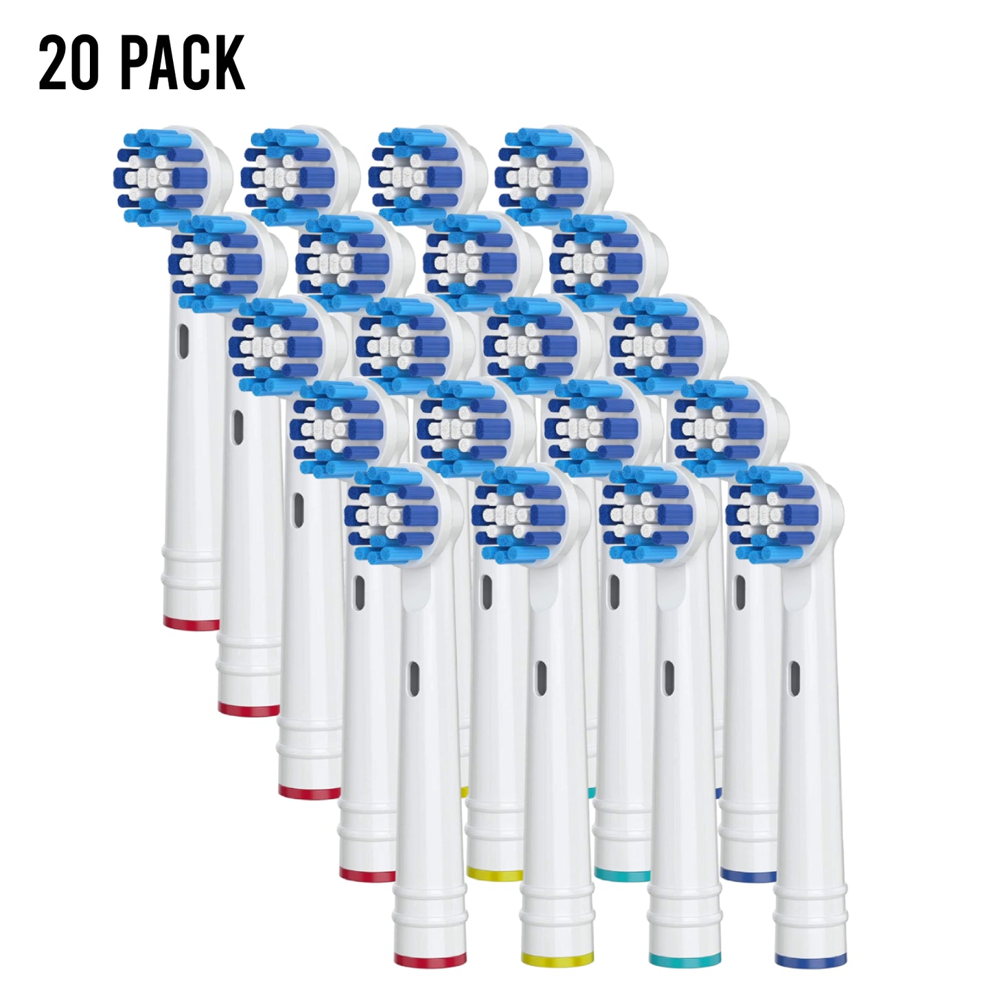 4/8/12/16/20/24 Replacement Toothbrush Heads 4 Pack for Oral B Electric Toothbrushes Precision Clean Oralb Braun Pro 1000 Sonic Clean Soft Sensitive Precision