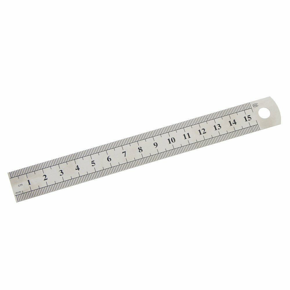 Stainless Steel Ruler Viaky Metal Ruler Conversion Table Metal Rulers - Homeware Discounts