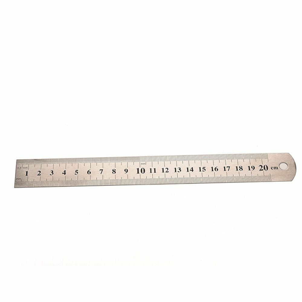 Stainless Steel Ruler Viaky Metal Ruler Conversion Table Metal Rulers - Homeware Discounts