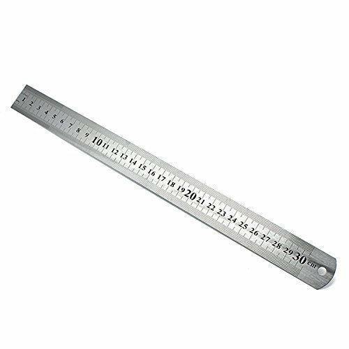 Stainless Steel Ruler Viaky Metal Ruler Conversion Table Metal Rulers - Homeware Discounts
