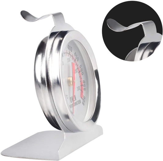 Stainless Steel Oven Thermometer Large Dial Kitchen Food Temperature - Homeware Discounts