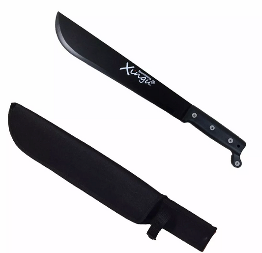 Machete Survival Blade Carry Case 42CM Blade Plastic Grip Camping Fishing Hiking - Homeware Discounts