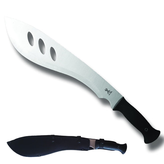Machete Survival Blade Carry Case 36CM Blade Rubber Grip Camping Fishing Hiking - Homeware Discounts