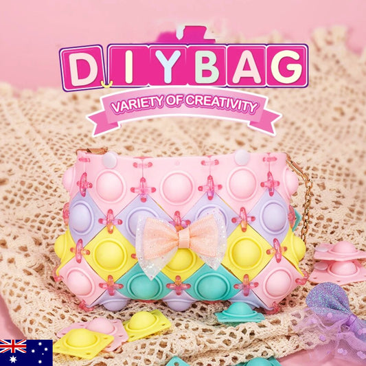 15CM DIY Fidget Bag Fidget Toy Sensory Educational Kids Toy Girls Bag - Homeware Discounts