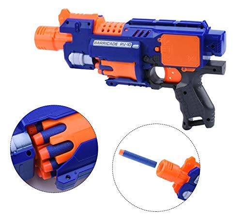 Blaze Storm Foam Bullet Blaster Manual Toy Gun Dual Gun Set 20 Safe Soft Foam Bullets - Homeware Discounts
